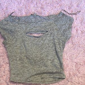 Stylish Green Women's Top